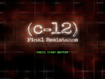 C-12 - Final Resistance (US) screen shot title